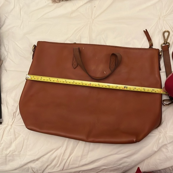 Madewell Transport Satchel in English saddle leather - Picture 14 of 15
